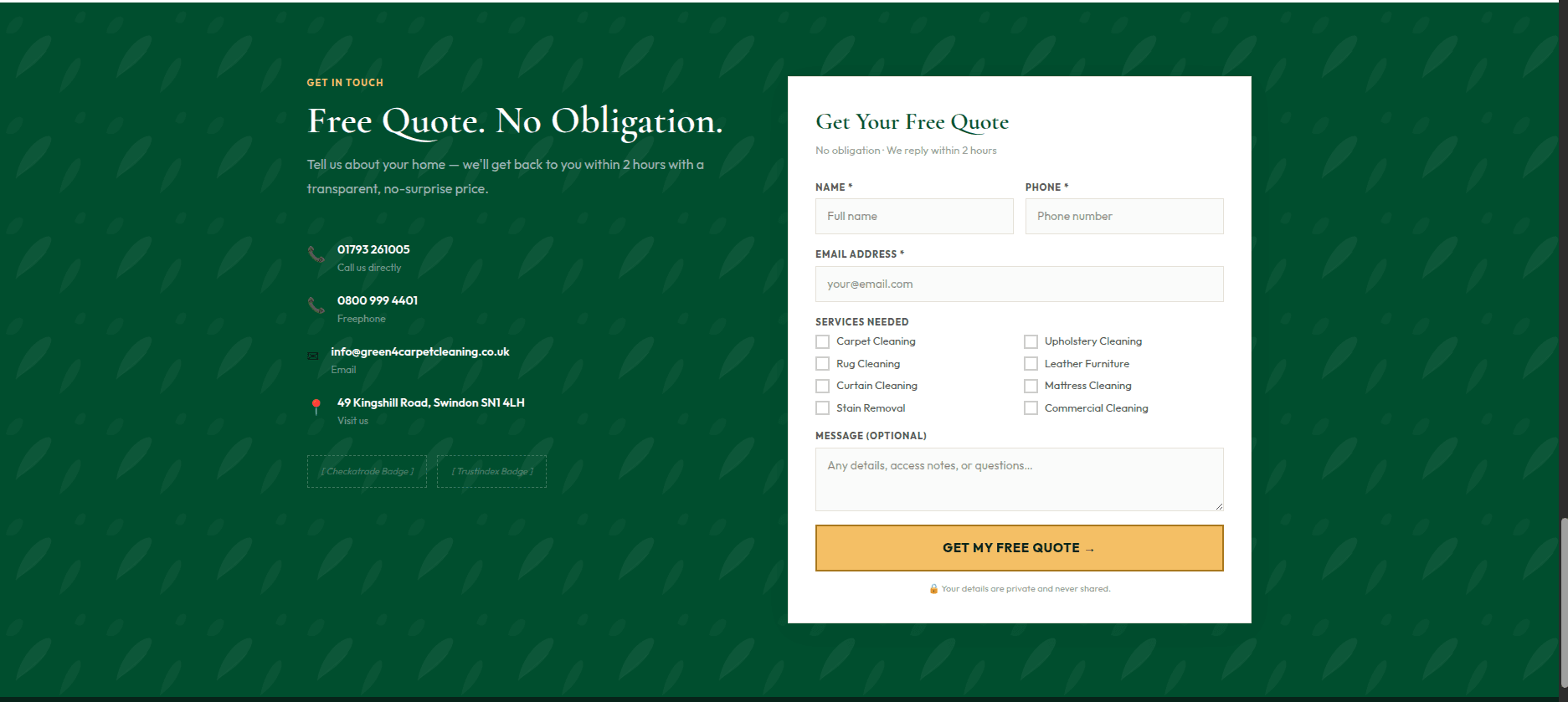 Green 4 Carpet and Upholstery Cleaning Services case study thumbnail